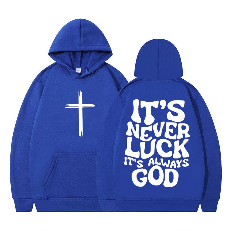 Immer Gott Christlich Vintage Grafik Hoodies Herren Damen Ästhetisches Sweatshirt Langarm Freizeit Pullover Oberteile
