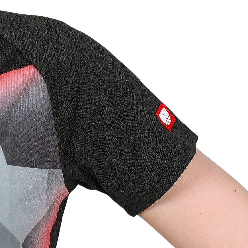 TSP Table Tennis Game Aster Official Match Size 032417 Women's Shirt, Ladies' Shirt, Approved, Black, S,