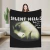 Silent Hill 2 Game Super Warm Blanket  Picnic Plush Throw Blanket Street Trend Home Decor Flannel Bedspread Sofa Bed Cover