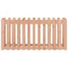 Vidaxl Garden Flower Bed With Fence, 150X50X70Cm, Solid Larch Wood