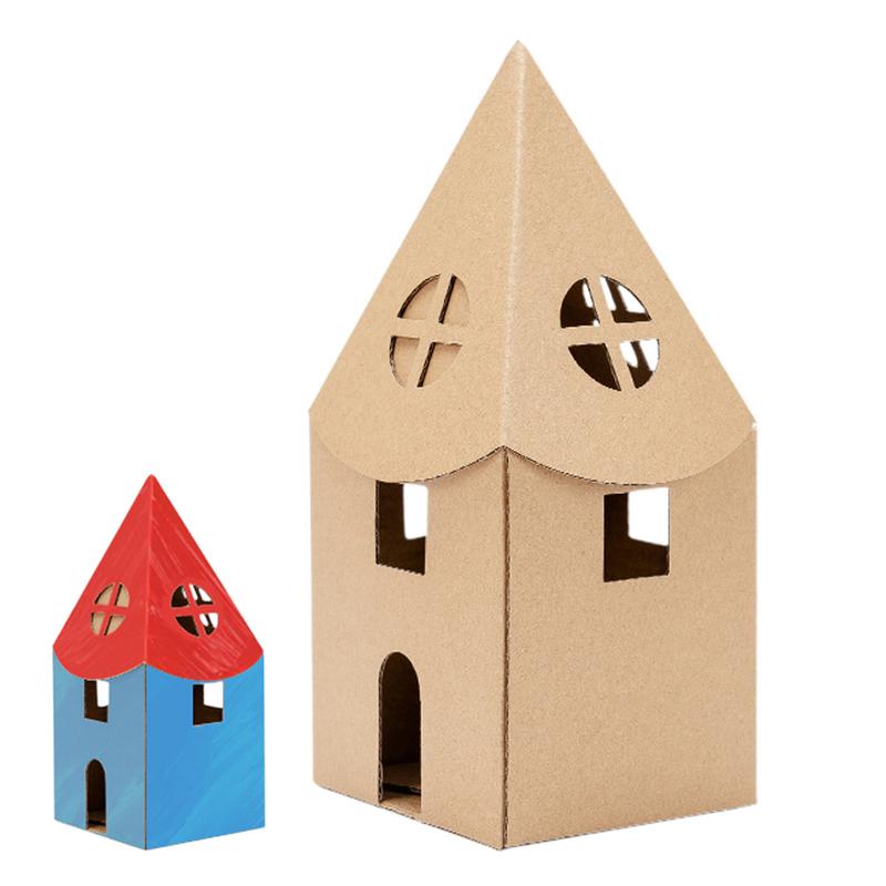 Paper Cottage Model Kit Handmade DIYs Toy Assembly Toy Kid Adult DIYs Model Kits Desk Decoration For Gift For Christmas Holidays