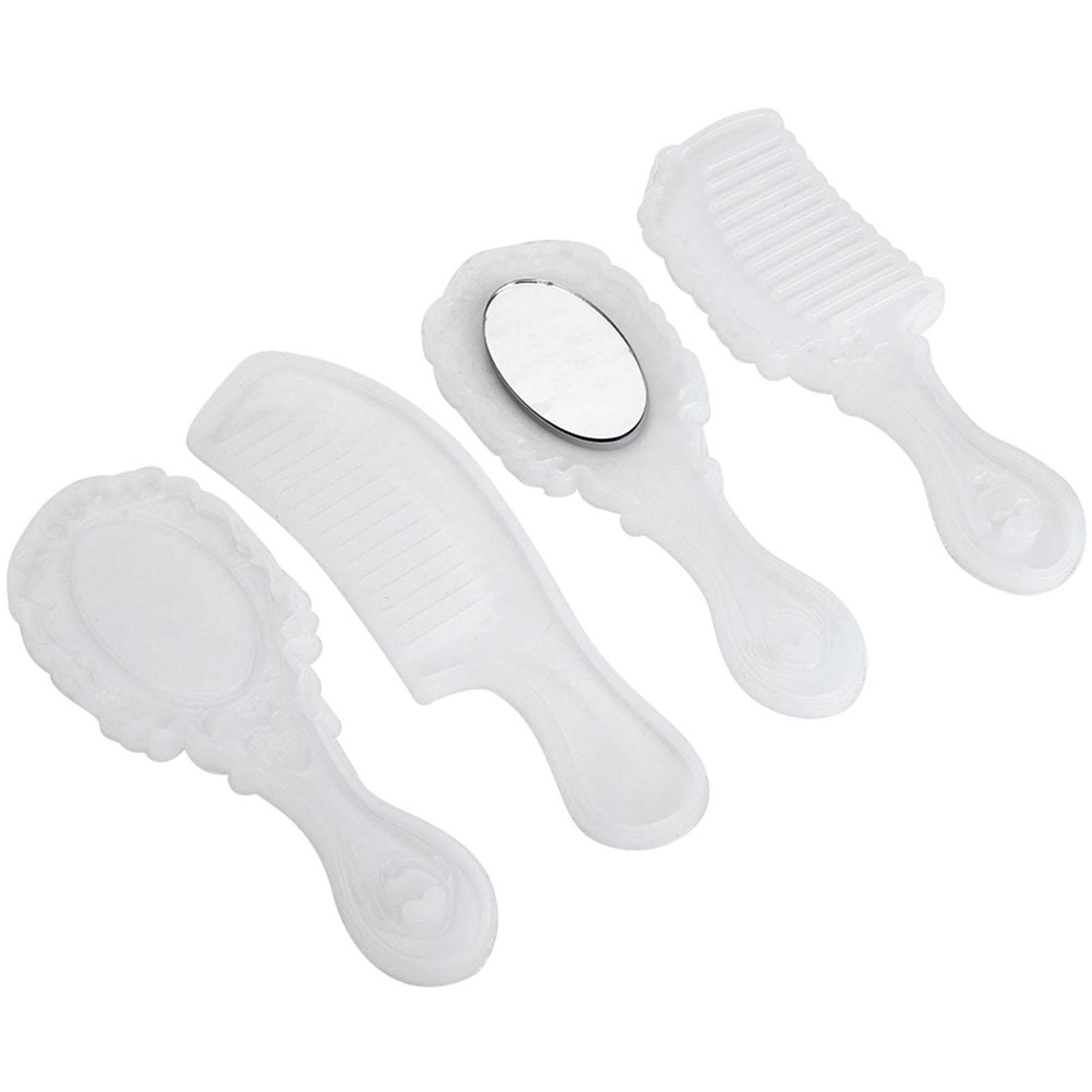 

Silicone Comb Mirror Mold for DIY Mirror Hair Comb Craft Making Reusable Molds