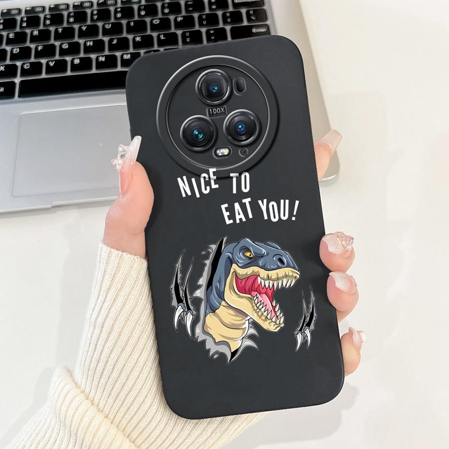 For Honor Magic5 Lite 5 Pro Magic4 Magic6 Lite Case Soft Silicone Back Cover Panda Marble Dragon Cat Astronaut Cartoon Bumper