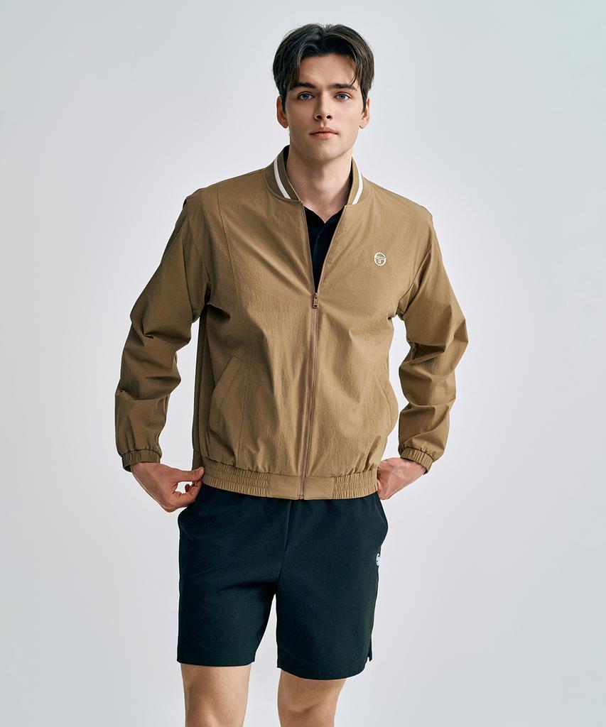 Sergio Tacchini U Light Stretch Varsity Jacket (D.Beige)