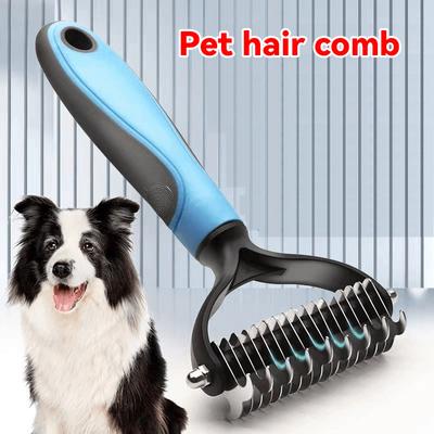 Professional Pet Deshedding Brush Dog Hair Remover Pet Fur Knot Cutter Puppy Cat Comb Brushes Dogs Grooming Shedding Supplies