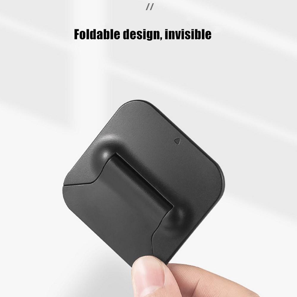 Invisible Mini Adjustable Angle Folding ABS Laptop Stand Holder Design With Non-slip Cooling Pad