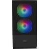 MicroATX PC Case - Mars Gaming - MCZ Black - RGB - MESH Panel - Liquid Cooling