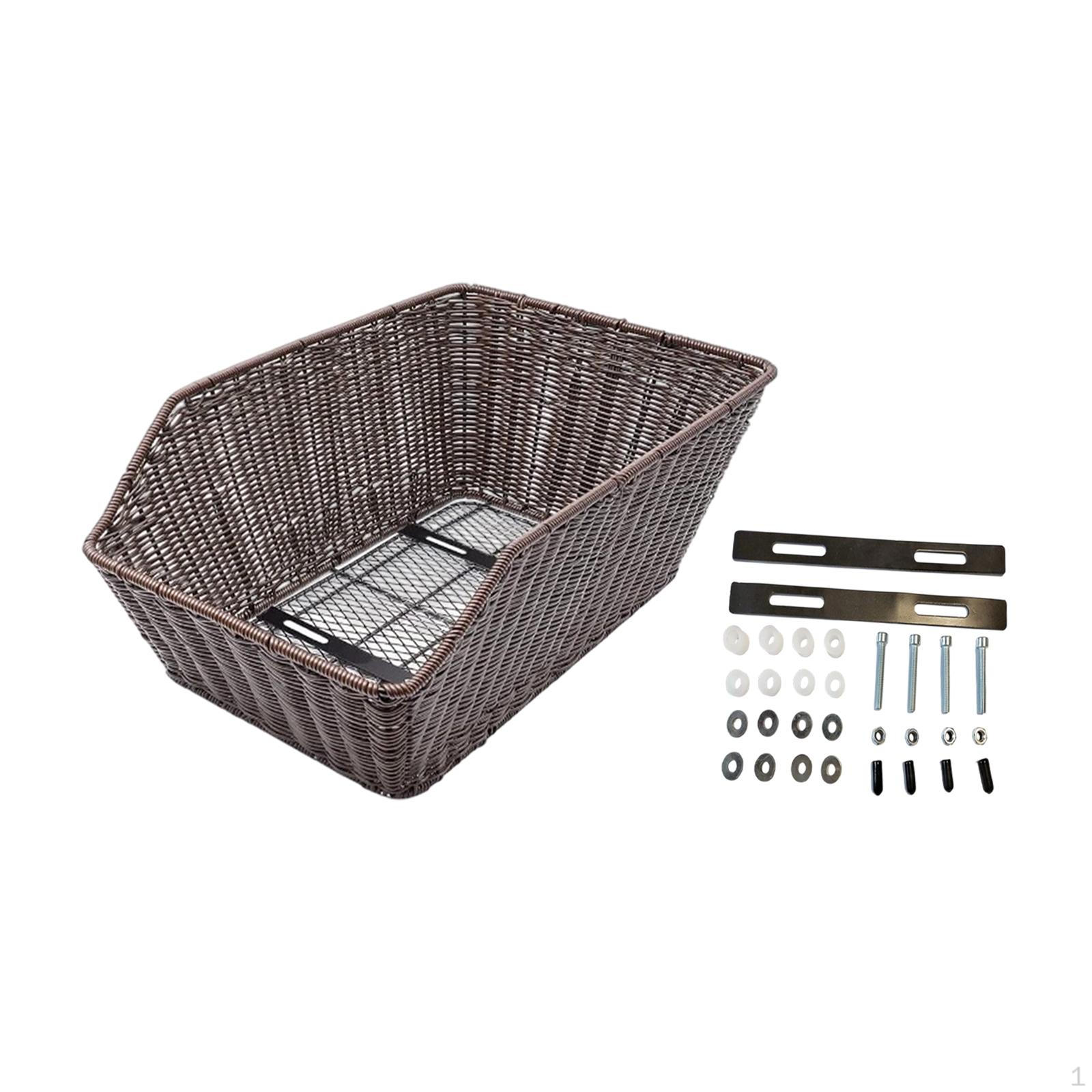 

Rear Bike Basket Portable Luggage Rack for Bicycling Short Trips Accessories