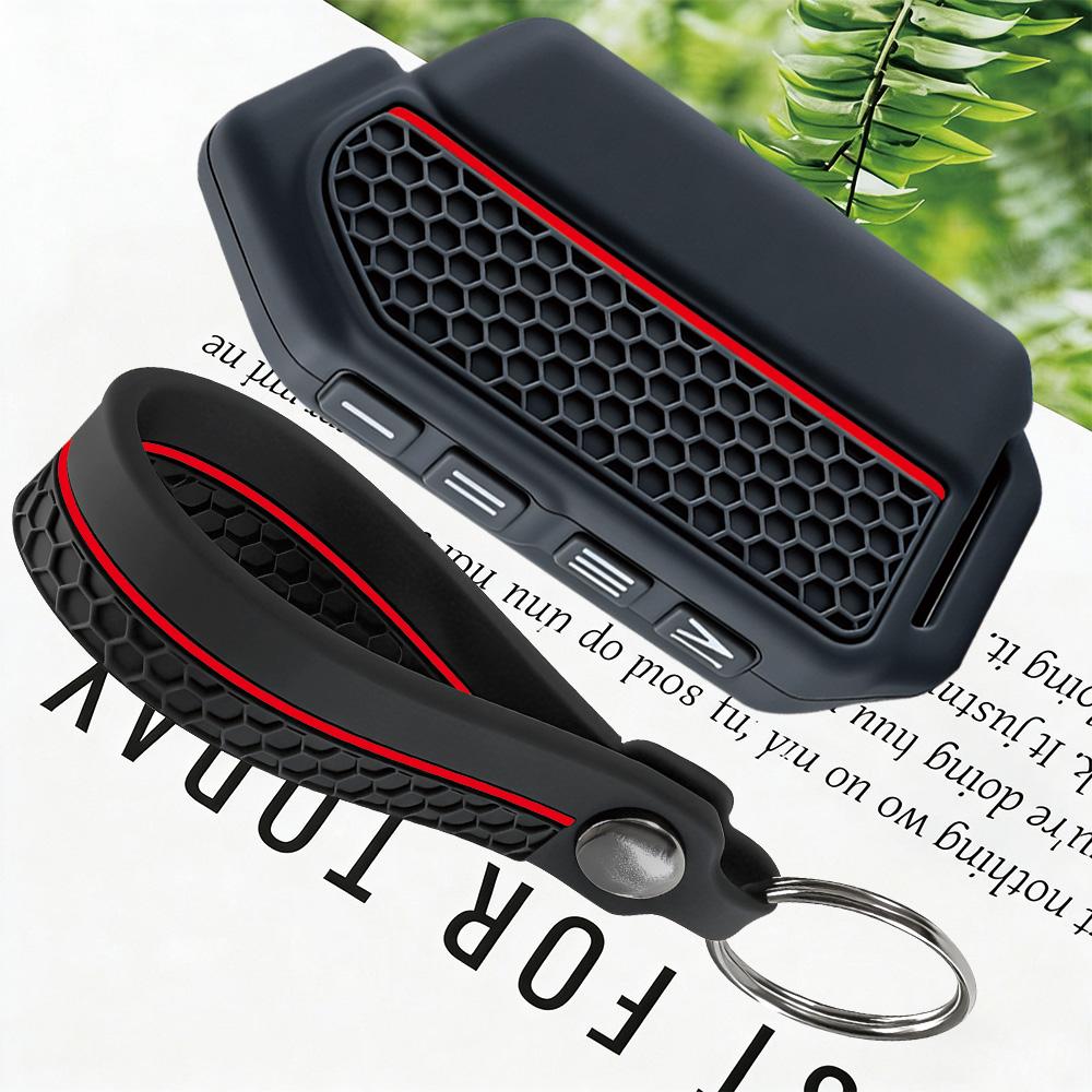 For Scher-Khan Mobicar 1 2 3 A B M10 M20 Two Way 4 Buttons Silicone Key Case Cover LCD Remote Shell Car Alarm System Accessories
