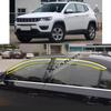 For Jeep Compass 2017 2018    Car Body Styling Sticker Plastic Window Glass Wind Visor Rain/Sun Guard Vent Parts