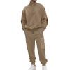 Men  Sports  Business  Leisure  Small Square  Trousers  Buckle  Hoodie  Set