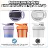 4pcs Lid Gasket Replacement for Blender Bottle Strada Flip Shaker Cup Water Bottle Parts Accessories with Hook, Silicone Seal Ring for Blenderbottle