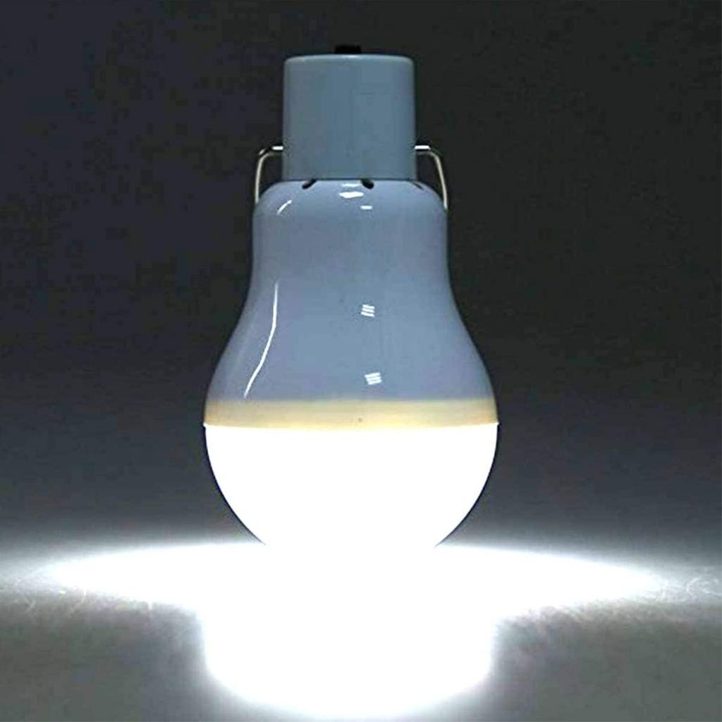 Solar Powered Shed Led Light Bulb, Hanging Lamp with Adjustable Solar Panel,3W Camping Light Apply To Outdoor Hiking Camping Tent Fishing Lighting