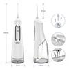 Rechargeable Water Flosser Multiple Nozzles Orals Irrigator Water Jet Teeth Cleaner For Brace Sensitive Gums Use
