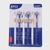 6-Pack Premium Soft Bristle Adult Toothbrushes with Three-Sided Brush Heads for Effective Gum Cleaning