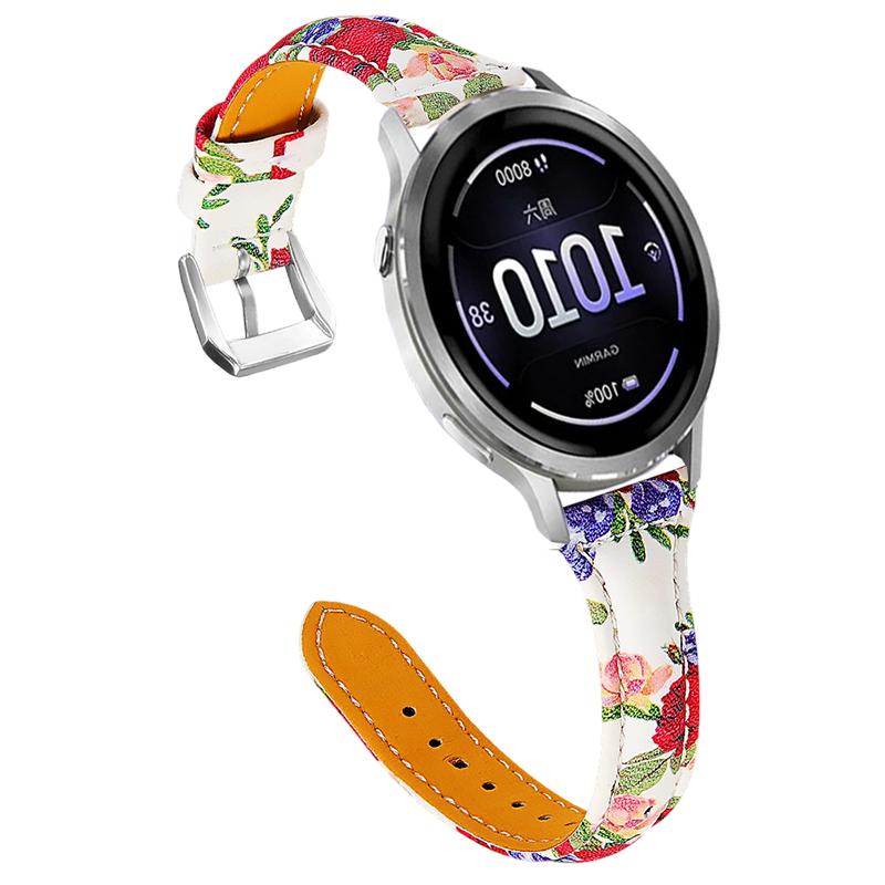 Boucle de bracelet en cuir Garmin Venu 4 41mm/2S 3S Bracelet souple Bracelet de remplacement Correa pour Forerunner 265S/255S