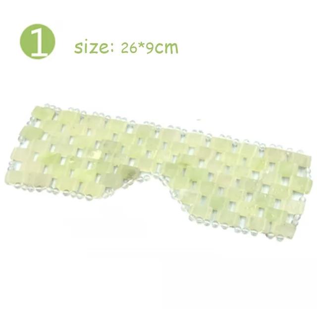 Natural Cooling Jade Eye Mask Jade Massager Eye Mask Eye Eye For Eye Relax Sleep Massager Mask Tools Mask Care Stone Face Sleep