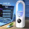 Mini Desktop Cooler Usb Rechargeable Fan With Mist Spray For Office And Home Use