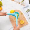 Exprimidor portátil manual multifuncional de grado alimenticio para el hogar, pequeño exprimidor de limón de plástico espesante, accesorios de cocina.