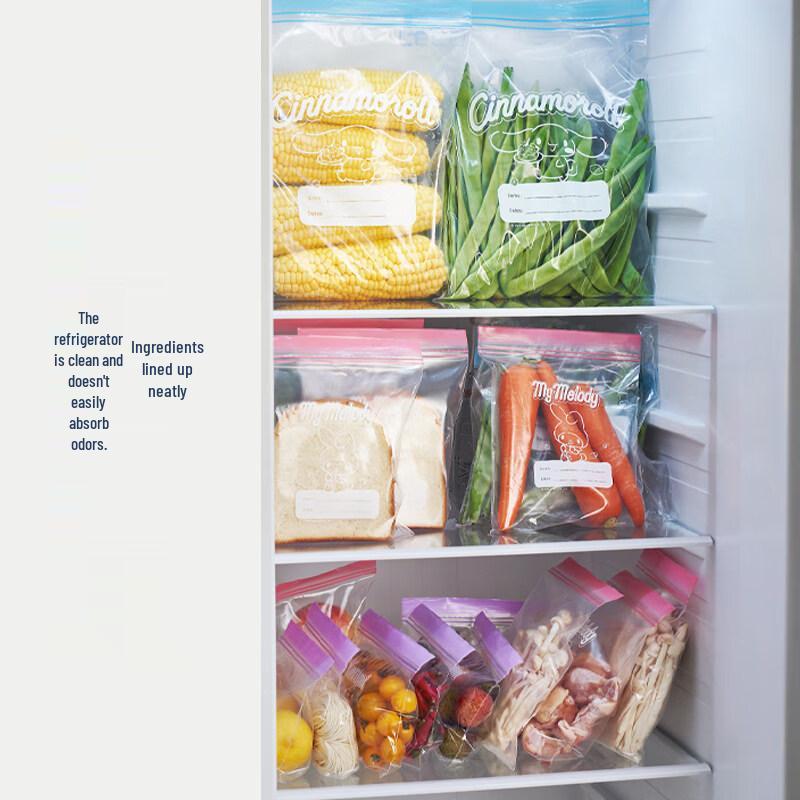 Yijie My Melody Slider Zip Food Storage Bags
