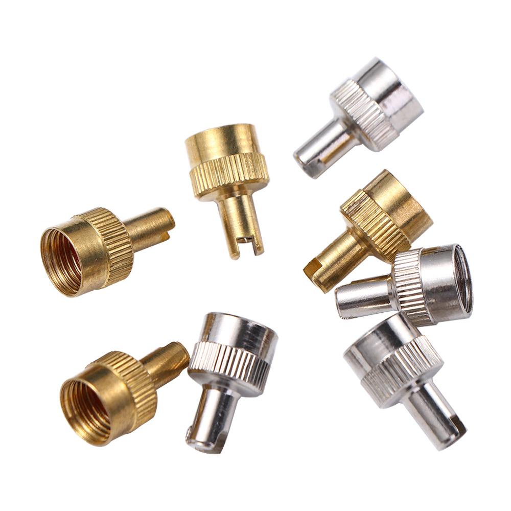Valve Core Remover Wheel Caps Tire Valve Stem Caps Wheel Tires Valves Covers Slotted Valve Cap