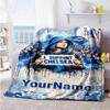 Chelsea Personalized Name Blanket Cozy Personalized Blanket Comfortable for Home Decor Office Chair Picnics Bed All-Season Use