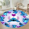 Stitch Round Office Rug Design for Decorate room Entryway Living Rooms Outdoor Antislip Round Carpet Anime Office Decor