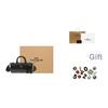 Coach Spitzen 20 Unifarbener Buchstabenlogo-Reißverschluss Boston Tasche Damen Handtaschen Schwarz CJ571-SVBK