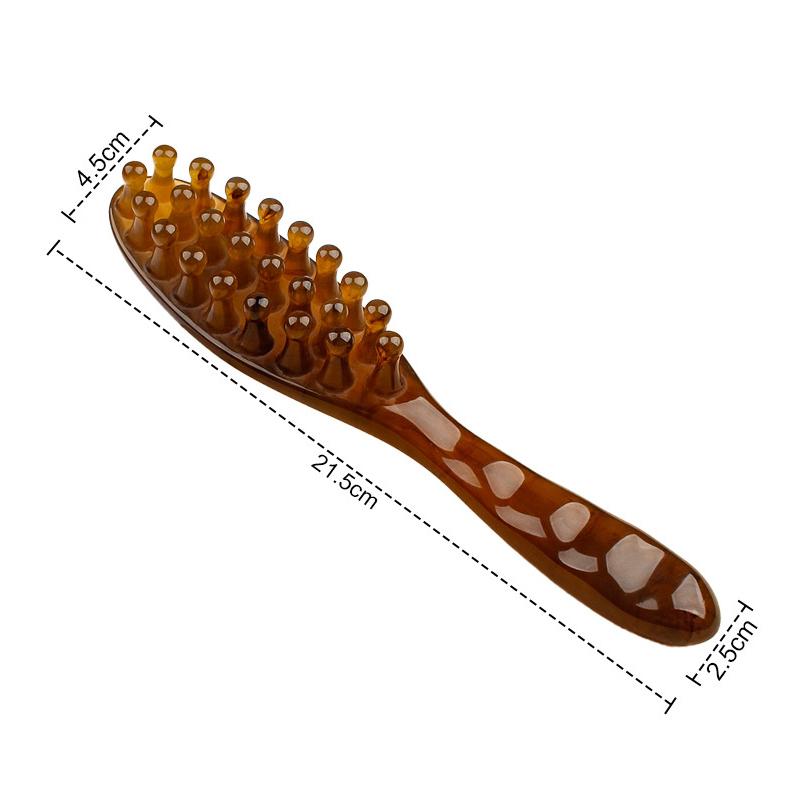 Scalp Relaxation Massage Comb Massage Body Face Lifting Eye SPA Massage Plate Resin Multi-functional Scraper Tool Men Woman