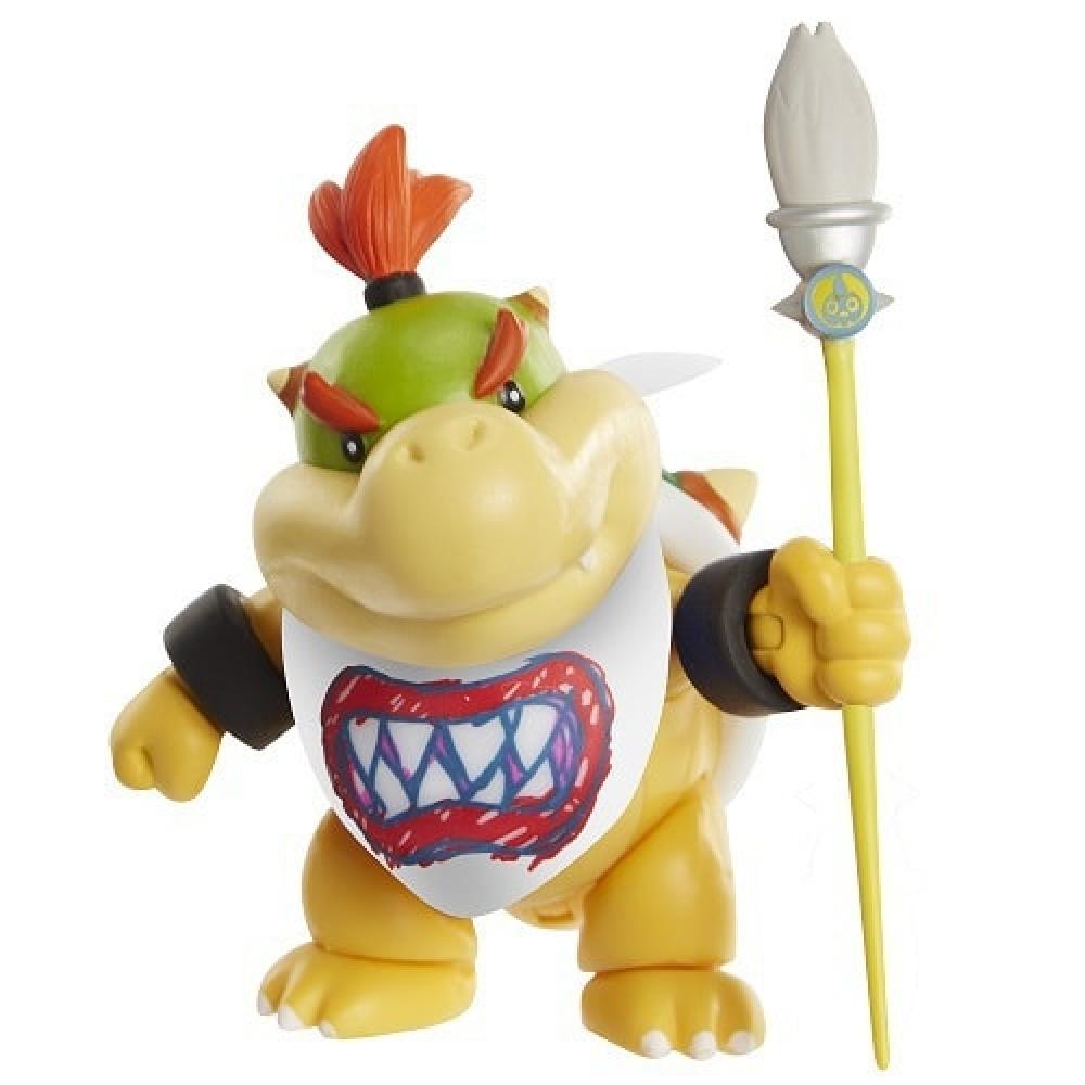 Sanei Trading Fcp 006 Super Mario Figure Collection Plus Kuppa Jr. Comes With Brush [painted Action Figure  Total Height Approx. 86 Mm]