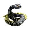 Movable Joints Snake Figurine 3D Printed Articulated Toy, Flexible Jointed Statue Figurine, Realistic Fidget Toy for Desk Decor