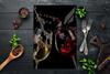 GLASS CUTTING BOARD 35x52 Wine