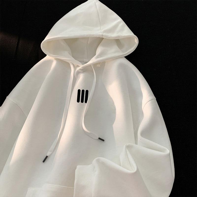 Autumn and Winter Men's Clothing Japanese Men's Casual Printing Hooded Long-sleeved Sweater Men's and Women's Trendy Brand Pullover Sports Jacket