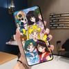 Custodia di lusso nera morbida per telefono per Xiaomi Redmi Note 9 11 Pro 8T 10S 11T 11S 7 9S 10 Lite 8 11E Cover Japan Sailors-Cute Moons