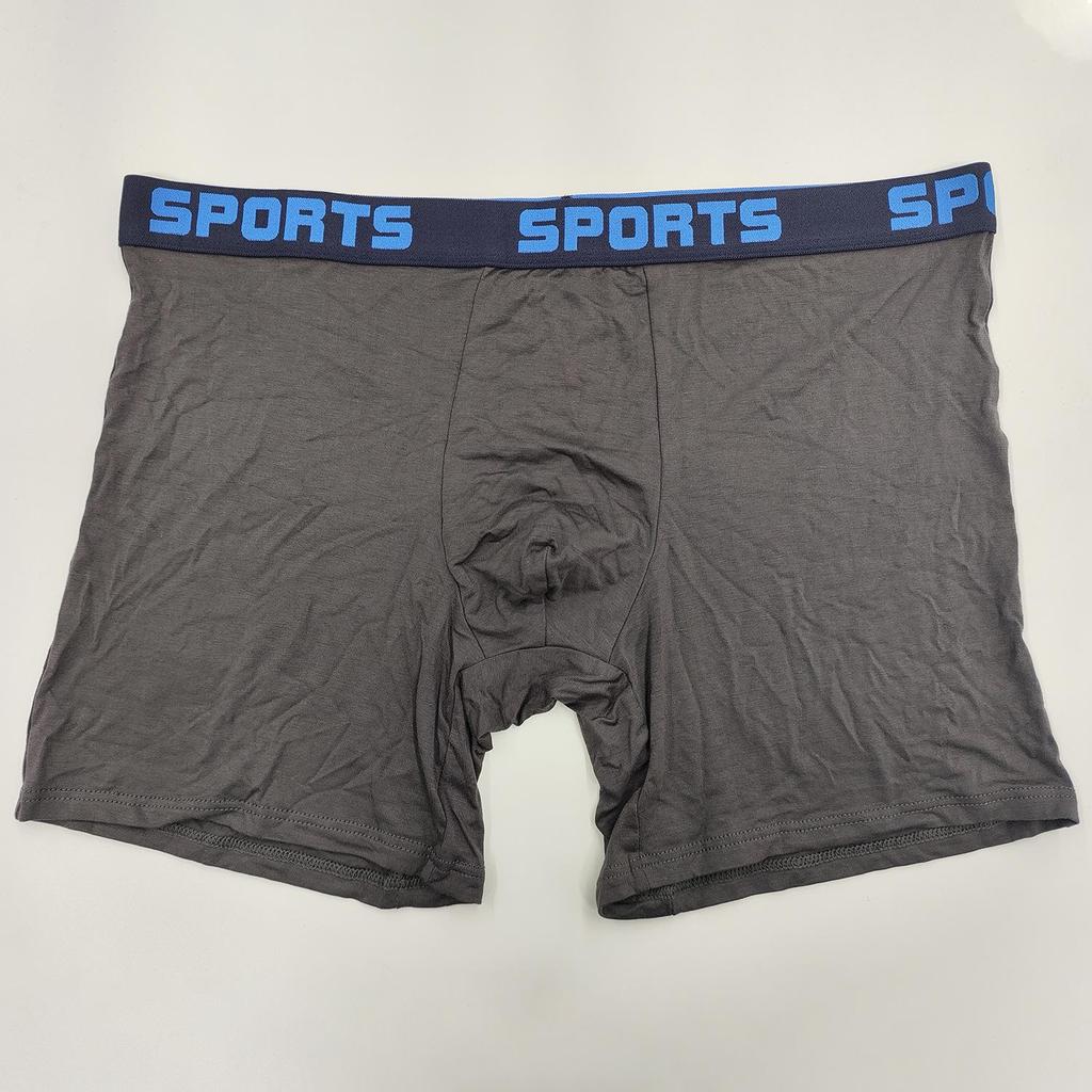 Men's Modal Sport Boxer Briefs with U-Shaped Pouch - Breathable, Plus Size, Mid-Rise