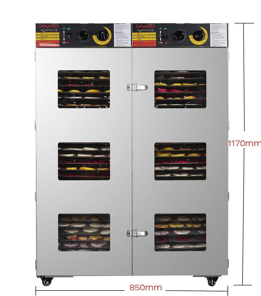 Large-Capacity Commercial Food Dehydrator for Pet Snacks, Fruits, Vegetables, Fish, and Shrimp