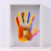Wooden Frame Handprint Photo Frame Kit DIY Transparent Photo Frame  for Family Baby Pet