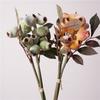 Plastic Foliage Realistic Fake Fruit Handmade Red-flowering Gum Branch  Halloween