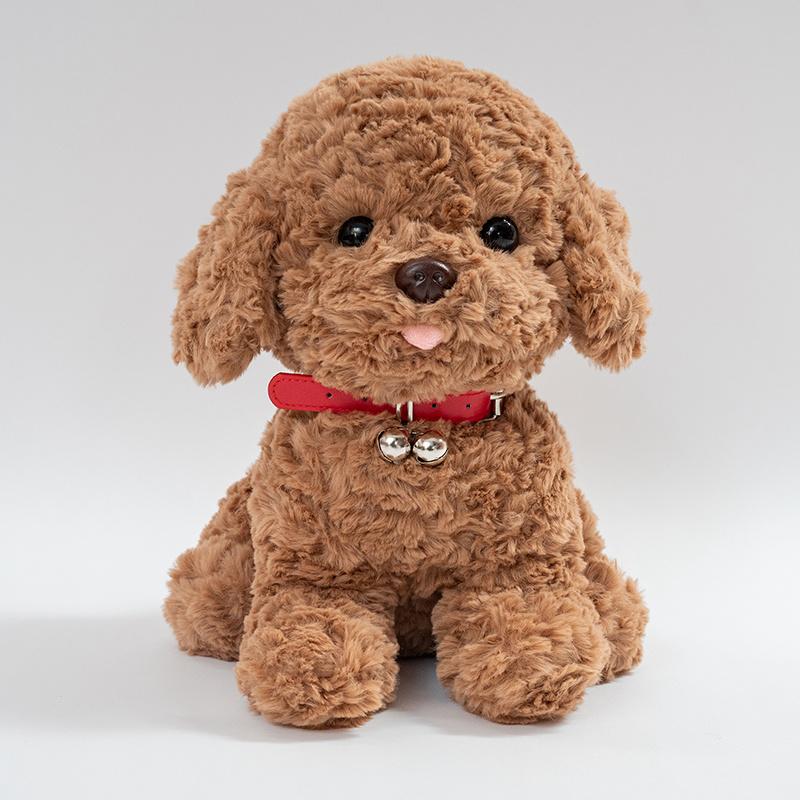 25-45cm Cute Siting Puppy Dolls Soft Plush Toys Kawaii Stuffed Animals Lifelike Pet Dogs Long Pillow Comfort Kids Birthday Gifts