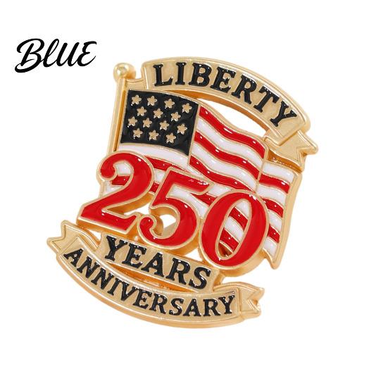 Multi-design Patriotic Pins 2026 Brooch Commemorating 250th US Anniversary Alloy