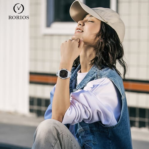 RORIOS Men's Digital Watch with Multifunction, Date Display, Luminous Display, Lightweight, Waterproof, Perfect for Work or Commuting, Stylish, Popula