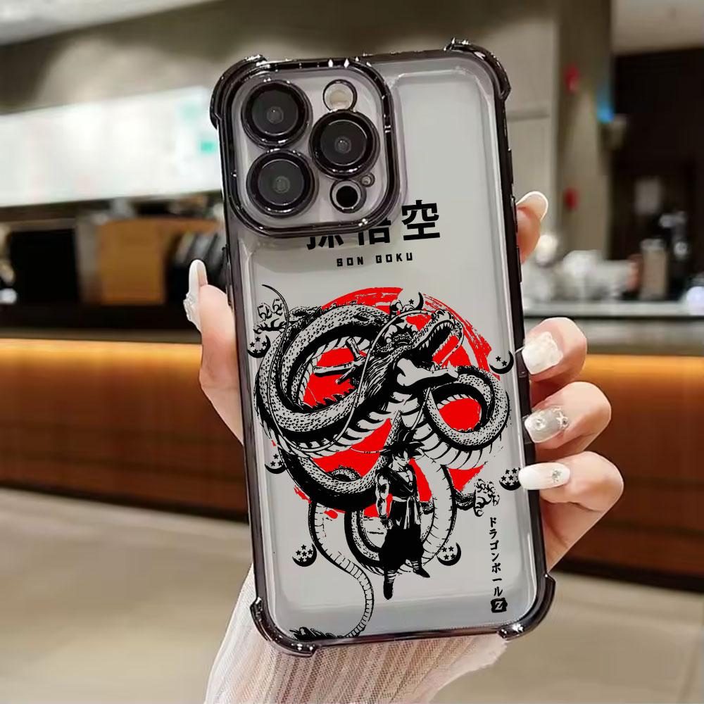 Dragons Balls Son Goku Vegeta Cartoon Phone Case For Xiaomi 15T 14T 13 Pro 15 F8 Ultra Poco X7 F7 Pro 5G X3 X6 F5 M7 Clear Cover