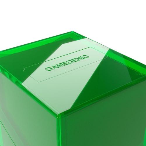 GameGenic Deck Box: Bastion XL Green (100ct) ? Durable and Sturdy TCG, OCG Card Storage ? Compatible with Pokemon Yugioh Commander and MTG Magic: The
