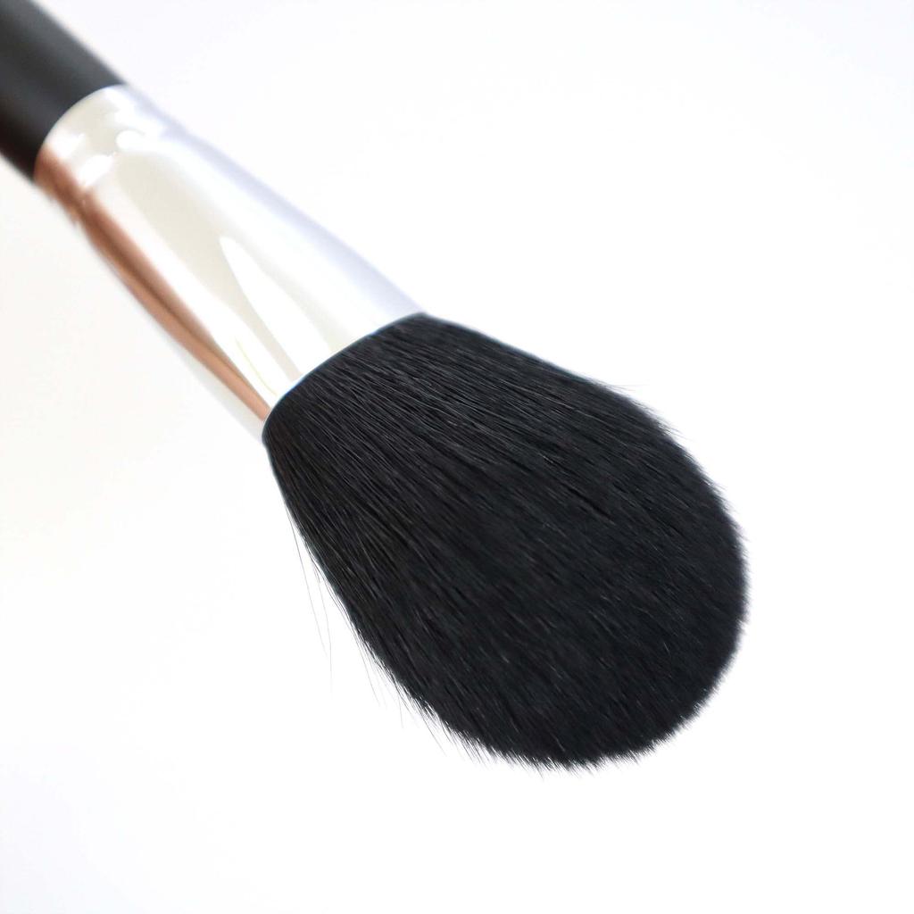 Takumi Make-up Pinsel Kumano Pinsel Jumbo Gesichtspinsel Regulär Cosme-do (Puderpinsel) (Weiße Spitze/Grober Gipfel) Typ/Schwarz E-16