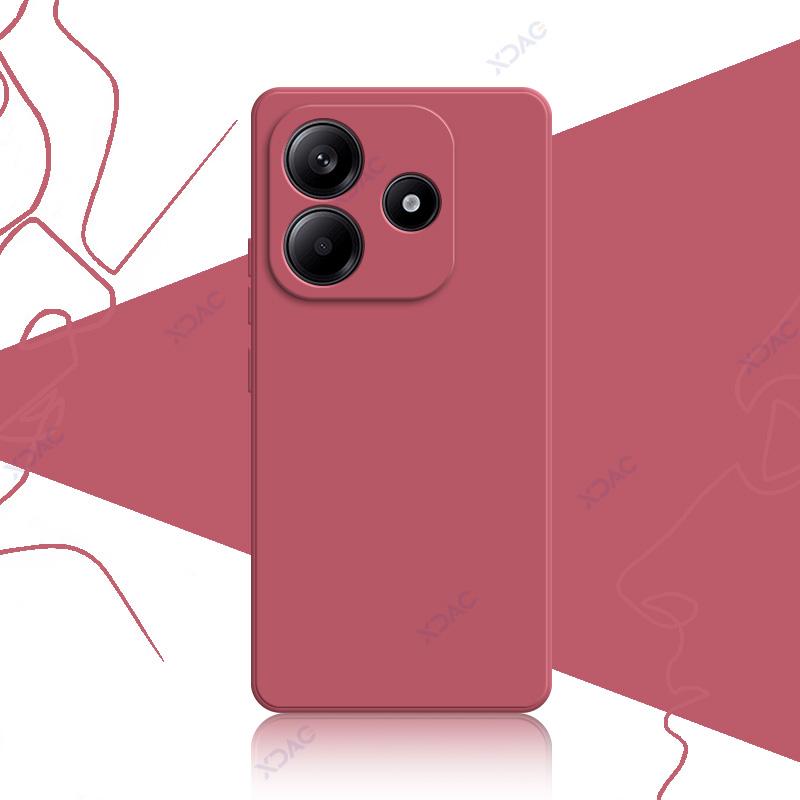 

Роскошный модный милый чехол для Xiaomi Redmi Note 14 RedmiNote14 5G 360 мягкий квадратный жидкий силиконовый чехол для мобильного телефона Redmi Note 14