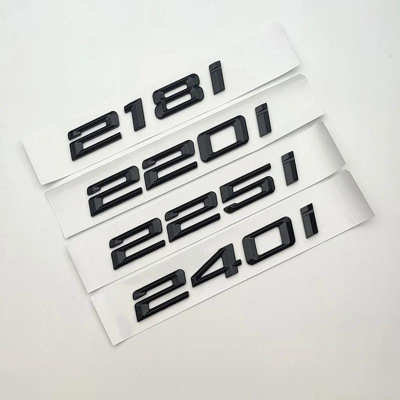 1Pc 3D ABS Car Trunk Letters 216i 218i 220i 218d 230d 225i 235d 230i 235i 240i Logo Emblem Badge Sticker For F45 F22 F23 G42 F46