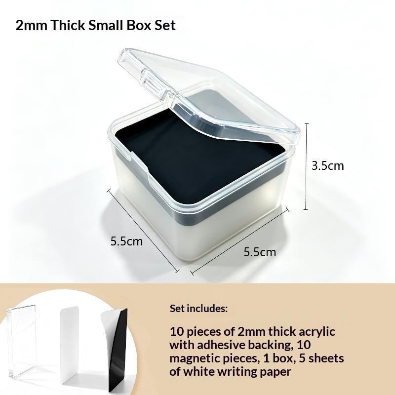 Koelkastmagneten Materiaal Kit Creatieve Doe-het-zelf Handgemaakte Acryl Magnetische Stickers Geen Foto Inbegrepen Huisdecoratie Cadeaus