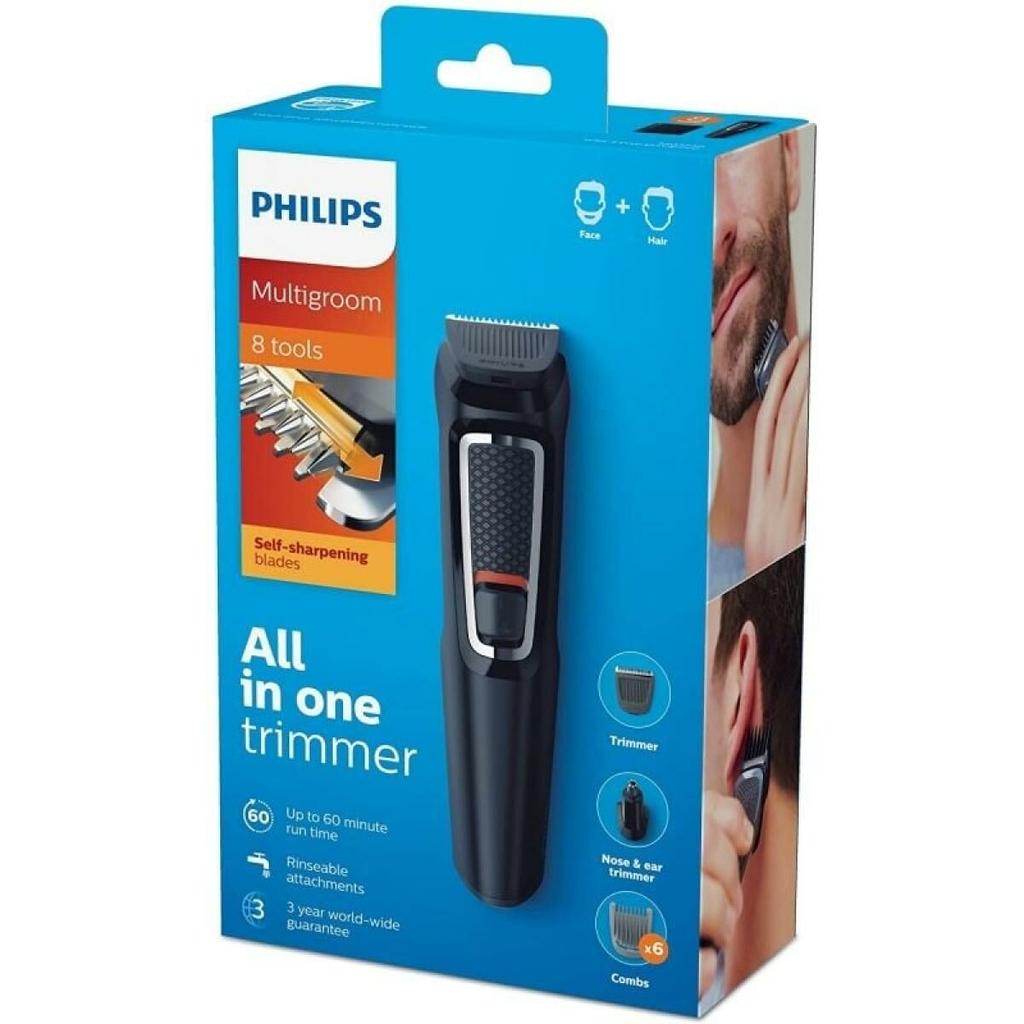 Philips MG3730/15 Multigroom Series 3000 trimmer 60min runtime black