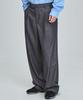 PRAIRIE Striped Wide Slacks (Gray)