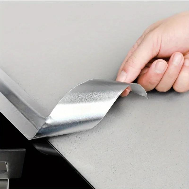 Nastro di Alluminio Resistente alle Alte Temperature Nastro per Riparazione Tubi da Cucina Adesivo Sigillante Foglio Isolante Termico Nastro Antigoccia